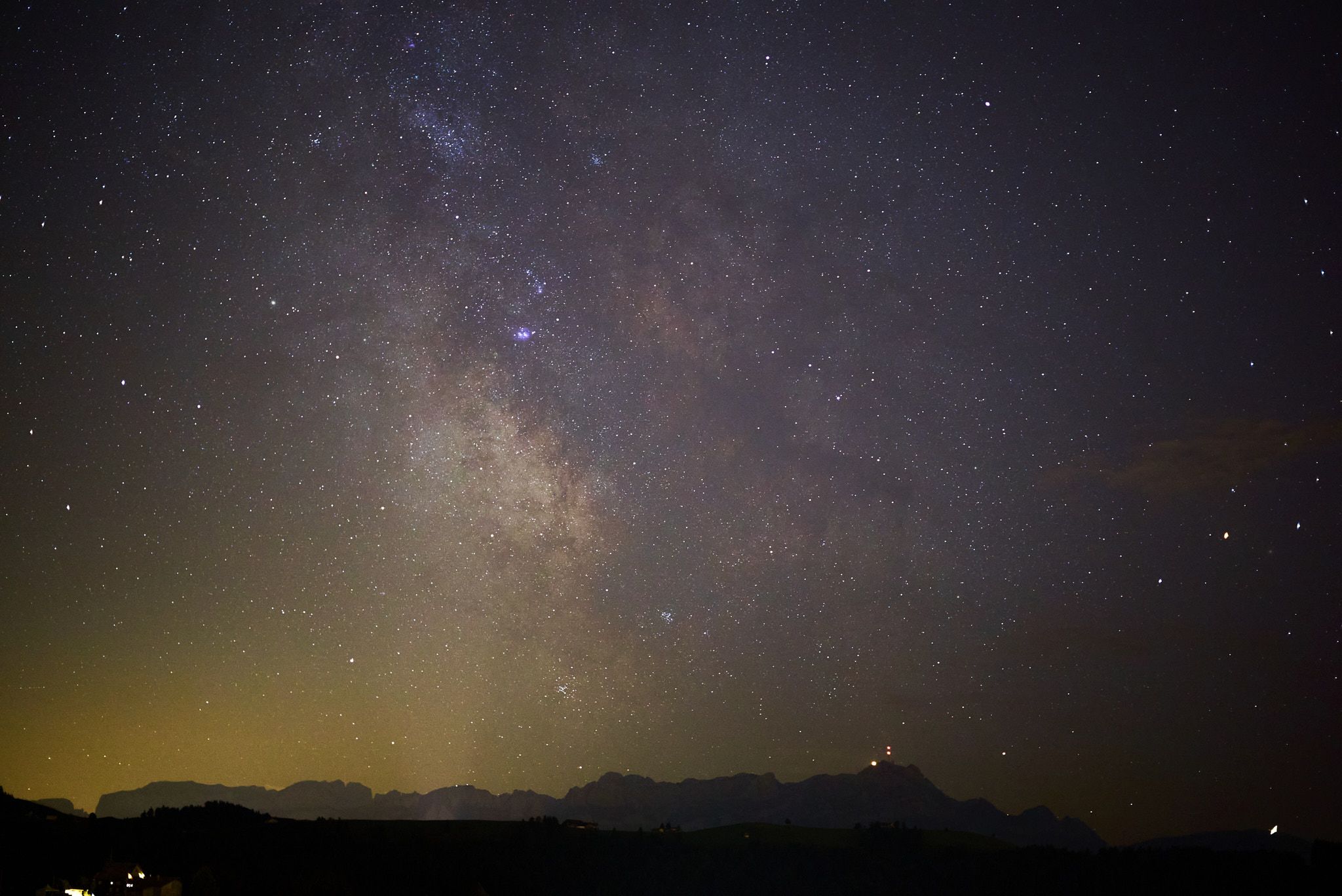 Milkyway over Switzerland